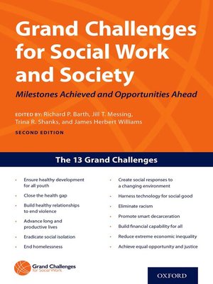cover image of Grand Challenges for Social Work and Society
